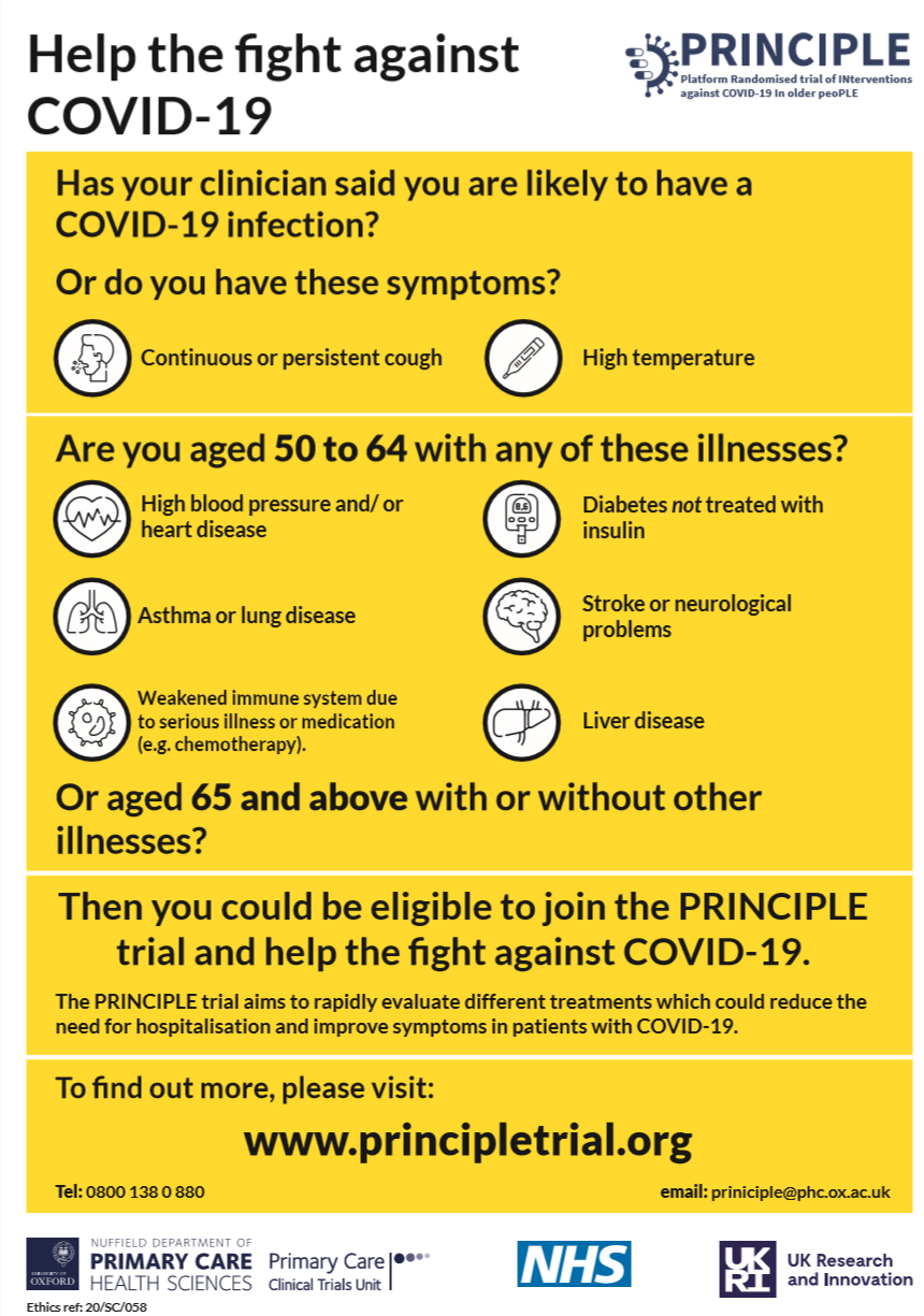 Help the fight against Covid-19 poster